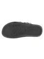U Softo Men Toe Rings Slippers Black. 