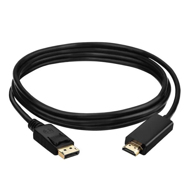 1.8m DP to HDMI Cable Male to Male DisplayPort to HDMI Conversion Video Audio Adapter Cable for PC HDTV Projector Laptop 1080P