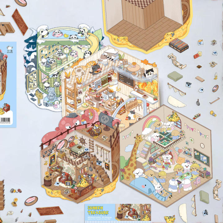 3d%20Stickers%20Unique%20Handcrafted%20Stereoscopic%20Journal%20Stickers%20Scenic%20Decorative%20Scene%20Stickers%20for%20Hand%20Journal%20Scrapbooking%20-%20Image%203