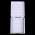 Plastic Microscope Glass Slide Box 25pcs Biological Slices Storage Case Holder. 