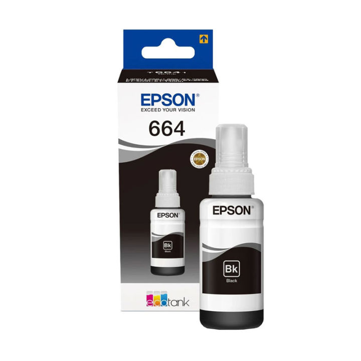 EPSON Original 664 Black Ink Bottle 70ML