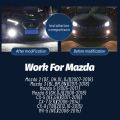 2pcs LED Fog Blub Lamp H11 Canbus For Mazda 2 DE DH DL DJ 3 BL BM BN 5 6 GH GJ CX-5 KE GH CX-7 ER CX-9 TB MX-5. 