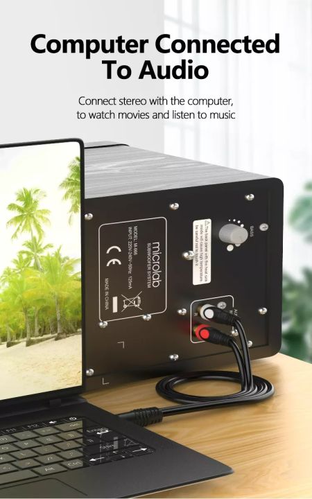 Gold%20Plated%203.5mm%20Mini%20Phone%20Stereo%20Male%20to%202%20RCA%201%20Male%20Audio%20Cable%20-%20Image%208