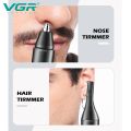 VGR Branded V-613 Ear, Nose & Eyebrow Trimmer Professional USB Rechargeable Nose Trimmer for Men and Women Nose Clippers Eyebrow Facial Hair Trimmer Body Grooming Kit. 