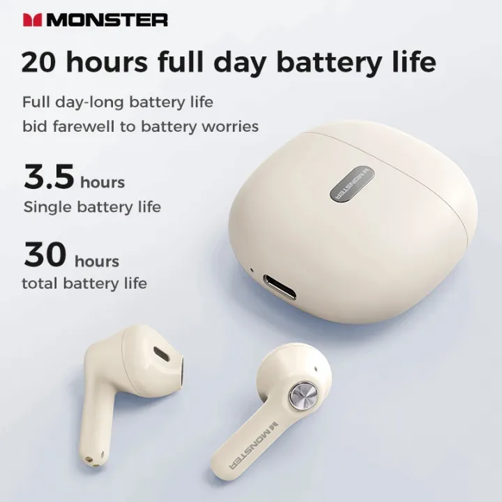 Monster%20Earbuds%20N-Lite%20207%20Bluetooth%20TWS%20EarPods%20IPX5%20Waterproof%20Headset%20ENC%20Noise%20Reduction%20Earphone%20With%20Mic%20-%20Image%208