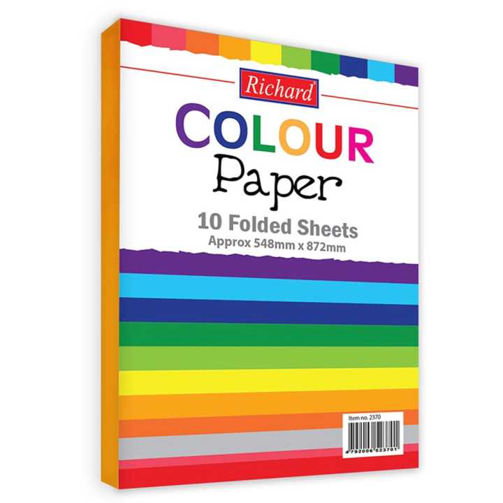 Richard Colour Dimai Paper A1 - Gloss Orange (10 Sheets)