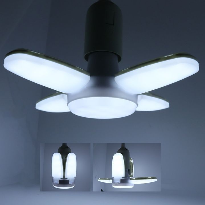 Foldable Led Bulb 4 in 1 Mini Folding LED Bulb Fan Blade LED Bulb 28W | Daraz.lk
