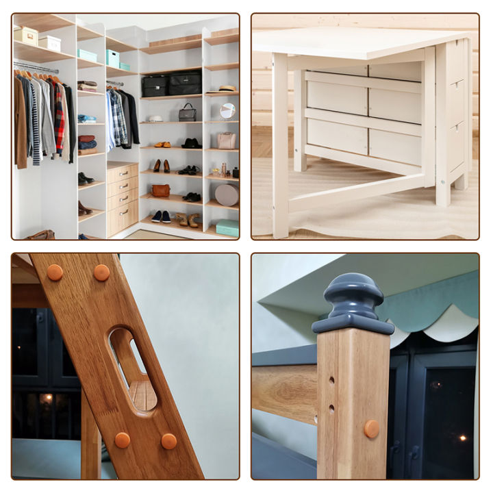 20/30/50pcs%20Plastic%20Screw%20Caps%20Hardware%20Furniture%20Hole%20Chair%20Cabinet%20Cupboard%20Bookshelf%20Dust%20Protect%20Hole%20Plugs%20-%20Image%202