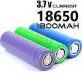 New Good Quality 18650 (1000 mah to 1800 mah) 3.7V lithium ion battery rechargeable battery for flashlight Power bank, ARDUINO etc. 