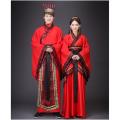 【ZIME】Han Chinese Clothing Male and Female Adult Tang Suit Fairy Princess Couple Performance Costume Jacket and Dress Wide Sleeve Traditional Classical Chinese Style. 