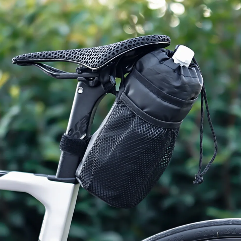 Oasis Water Bottle Bag Universal Bike Water Bottle Holder Bag with Mesh Pocket Waterproof Carrier Pouch for Cycling Fits Most Bottles Buyers Favorite Bike Bottle Bag Daraz.lk