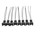 8Pcs Fuel Injector Connector Wiring Plugs Clips for EV1 OBD1 Pigtail. 