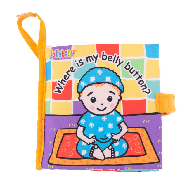 Jollybaby - Hide And Seek Series - Sensory Early Education Baby Cloth Book, Touch and Feel Books