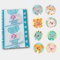 plasters medical 120 s/set Round Cartoon Band Aid Skin Vaccine Injection Hole Patch for Children Kids Wound Plaster Medical Adhesive BandagesFirst Aid Kits. 