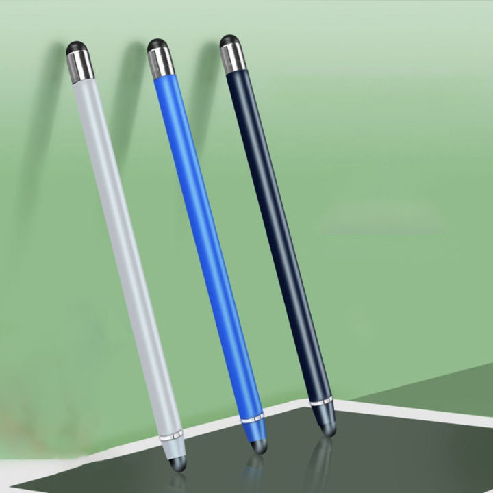 Computer Screen Pen Pencil Double Dual Silicon Touch Capacitive Screen Stylus Pen Screen ...
