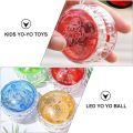 Stress Release Toy 1Pc Yo Yo Kids Mini Yoyos Toy for Girls And Boys Light Up Yoyo Magic Yo-Yo Led Lights Luminous Fingers YoYo Ball Professional Gift. 