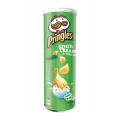 Pringles Potato Chips, Sour Cream and Onion, 165g. 