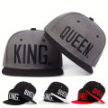 Hip Hop Fashion Baseball Cap King Queen embroidery Snapback Hats Adjustable sports Leisure Caps Men Women Outdoor sun hats. 