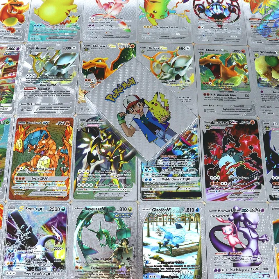 are gold back pokemon cards real Pokemon GOLD Foil Card Pikachu HP90 076/073 Fan Art Mint Condition
