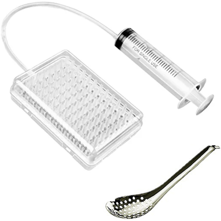 96 Holes Roe Builder with Tube Kitchen Roe Maker Spoon Fish Roe ...