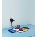 Powerology 65W PD Universal Multi-Port Travel Adapter. 