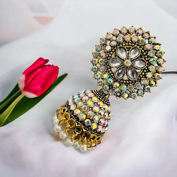 BOOMBOOM Light gold color Style Indian Ethnic Vintage Bollywood