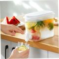 3.5L Water Kettle with Faucet Beverage Dispenser Cold Juice Lemonade Drinks Bucket Liquid Storage Tank Outdoor Fridge Organizers. 