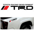 2pc 10x4 in – TRD Vehicle Stickers For Car Van Motor Bike Three Wheeler Scooter Sports Car Truck Lorry Bus Wind screen Back Glass Sticker. 