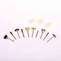 Mini wire brush set with mini polishing wheel for rotary tool machine or mini drill machines and Dremel accessories set. 