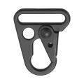 60 Pieces Enlarged Mouth Clip Clasp Olecranon Hook for Keychain Snap Hooks Outdoor Bag Black Color. 