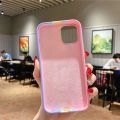 【ThinkWay】Rainbow Phone Case for iPhone 6 7 8 Plus X XR 11 12 Pro Max Silicone Color Drew Cute Back Cover Quality Colorful Protect Shell. 