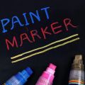 1 Pc 10MM Metal Paint Marker Pen For Ceramic Rock Glass Porcelain Mug Wood Fabric DIY Graffiti Painting Markers Art Supplies set. 