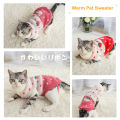 Puppy Cat Sweater Winter Warm Dog Clothes For Small Medium Dogs Chihuahua Dachshund Coat French Bulldog Yorkie Poodle Pet Outfit. 