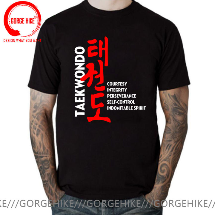 Funny Taekwondo Martial Arts T Shirt Men Graphic Streetwear Short Sleeve Birthday Gifts Korean Tae Kwon Do T-shirt Mens Clothing
