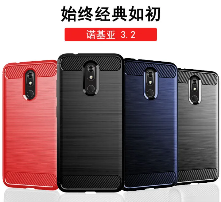 lthmy%20for%20Nokia%203.2%20Case%20Carbon%20Fiber%20TPU%20Soft%20Silicone%20Back%20Cover%20Armor%20Phone%20Case%20Casing%20-%20Image%202