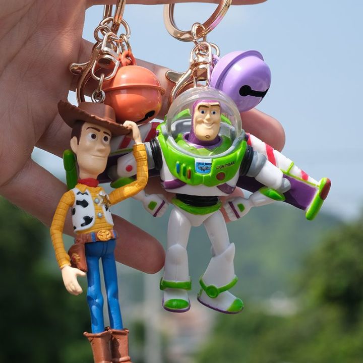 Buzz Key Chain Buzz Lightyear Toy Story Action Figures Disney Keychain Figure ...