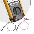 IC Test Hook Clips Clamp Meter Electronic Experiment Insulated Test Leads. 