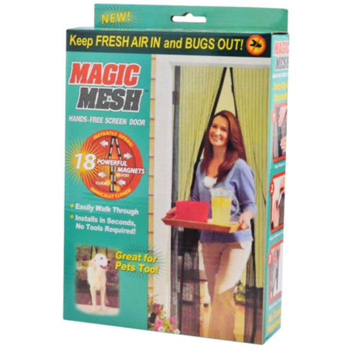 New Magic Mesh Magnetic Anti Mosquito net Door Window Curtain mmmc