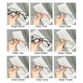 Stylish Square Anti-Blue Light Glasses for Women Retro Clear Frame Anti Radiation Glasses Korean Style Transparent Glasses. 