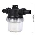Pipe Strainer Pump Filter Transparent Inline Mesh Strainer Water Irrigation High Flow. 