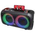 Brodu BTS-1709 Bass Portable Subwoofer Bluetooth Karaoke Speaker with Wireless MIC Big Sound/Dynamic 6.5 Inch Speaker Dual Subwoofer. 