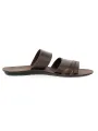 U Softo Men Toe Rings Slippers Brown. 