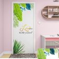 Paper Door Frame Home Paper Self-Old Door Wall DPPl Renovation Creative Whole Door Sticker Wood Grain Furniture Sticky Ugly Old Bedroom Door Desktop ‖. 