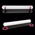 Fondant Rolling Pin - White Kitchen Rolled Fondant Tools Silicone Non-stick Rolling Pin Cupcake Decorating Roller Cake Decorating Tools Mini Baking Tools. 