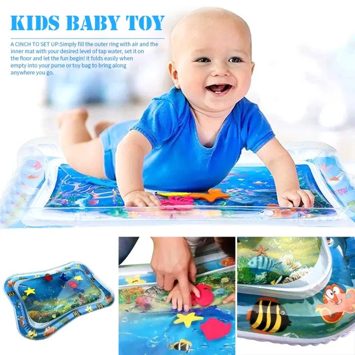 Tummy%20Time%20Inflatable%20Water%20Mat%20for%20Babies%20Play%20Mat%20for%20Infants%20Toddlers%20Play%20Center%20Activity%20Toys%20for%20Stimulation%20Growth%20Baby%20Fish%20Play%20Mat%203%20Month%20Old%20Baby%20Toy%20Baby%20Water%20Mat%20by%20Zac%20Toys%20UK%20Seller%20-%20Image%207