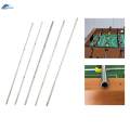Steel Rods Leisure Sport Soccer Table Foosball Table Rods Replacement Foosball .5cm Dia 6mm. 