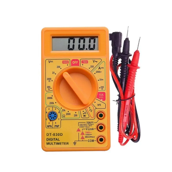 Multimeter Dter Digital Multimeter DT-830D | Daraz.lk
