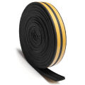 E Type Window Seal Door Seal Rubber Seal Gasket Strip Sealing Tape 5M Black. 