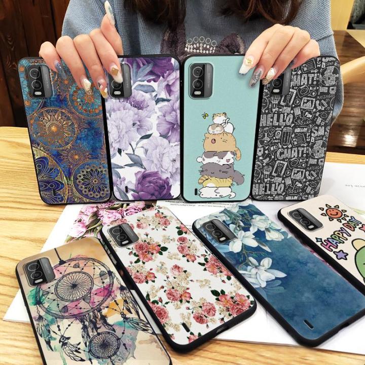 Shockproof Full wrap Phone Case For Nokia C210 Silicone Anti-dust Cover Back Cover Soft case Waterproof Cartoon Durable