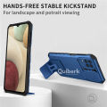 Quiberk for Samsung Galaxy M32 4G / A22 4G Phone Case Slide Camera Cover Kickstand Hard Shockproof Armor Back Casing. 